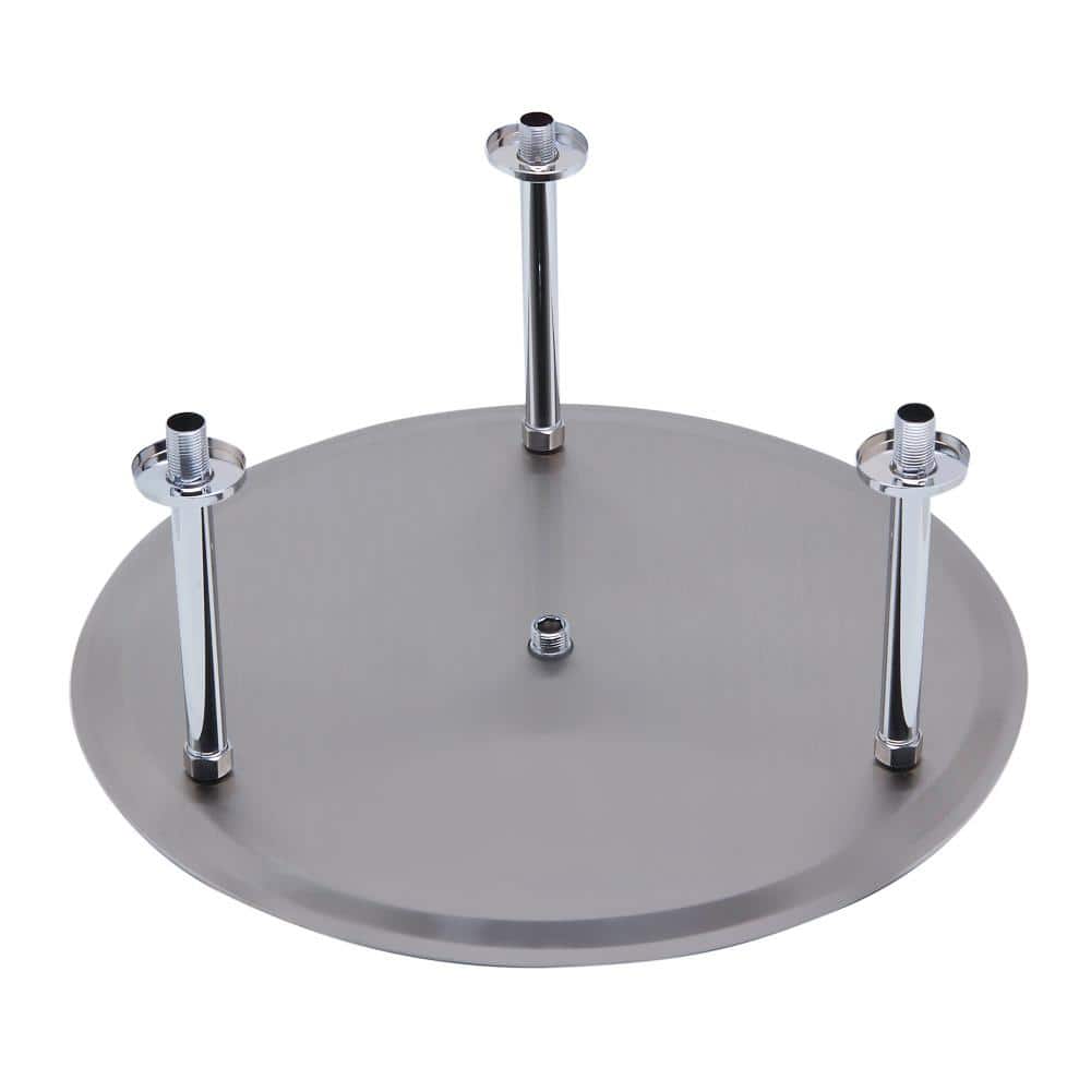 Ultra Thin Brushed Stainless Steel Ceiling Mounted Rain Shower Head