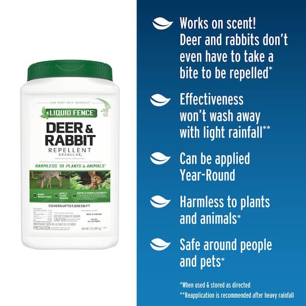 Liquid Fence Animal Repellent Granules For All Animals 2 lb