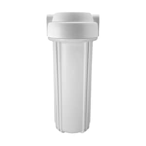 10 in. Filter Housing White Double O Ring Standard for Water Filters plus Reverse Osmosis RO Systems
