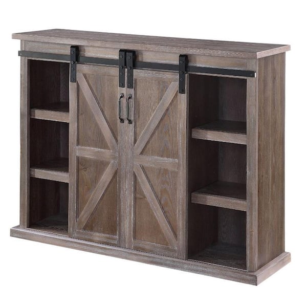 Acme Furniture Orabella 14 in. Rustic Natural TV Stand Fits TV's