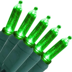 23 ft. 70-Count Holiday Decor Green M6 Smooth LED String Lights