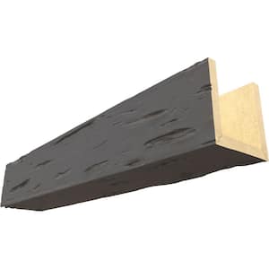 Endurathane 12 in. H x 10 in. W x 24 ft. L Pecky Cypress Slate Faux Wood Beam