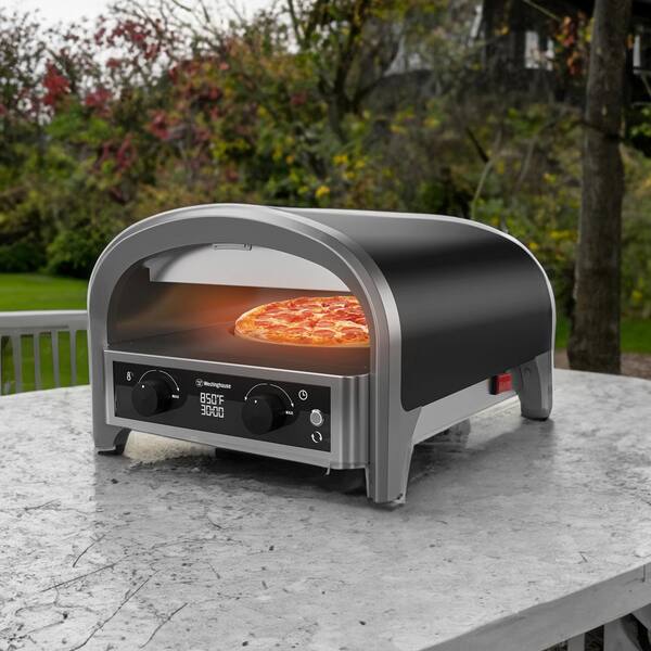 Westinghouse 12 inch Electric Pizza Oven Black, Black