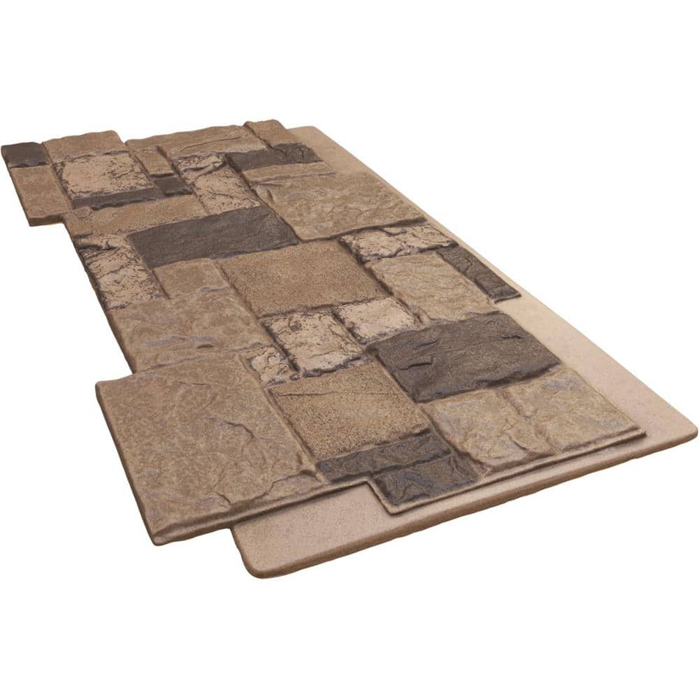 Smokey Ridge Faux Stone Siding Panel, 48" x 24"