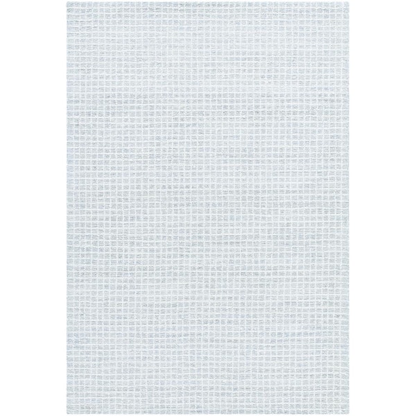 Vivir Andreas Pale Blue Modern 3 ft. x 10 ft. Indoor Area Rug