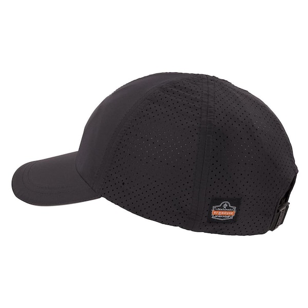 Ergodyne Skullerz XL/2XL Black Lightweight Baseball Hat and Bump