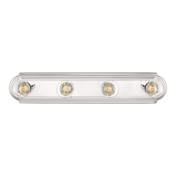 24 in. 4-Light Chrome Vanity Light