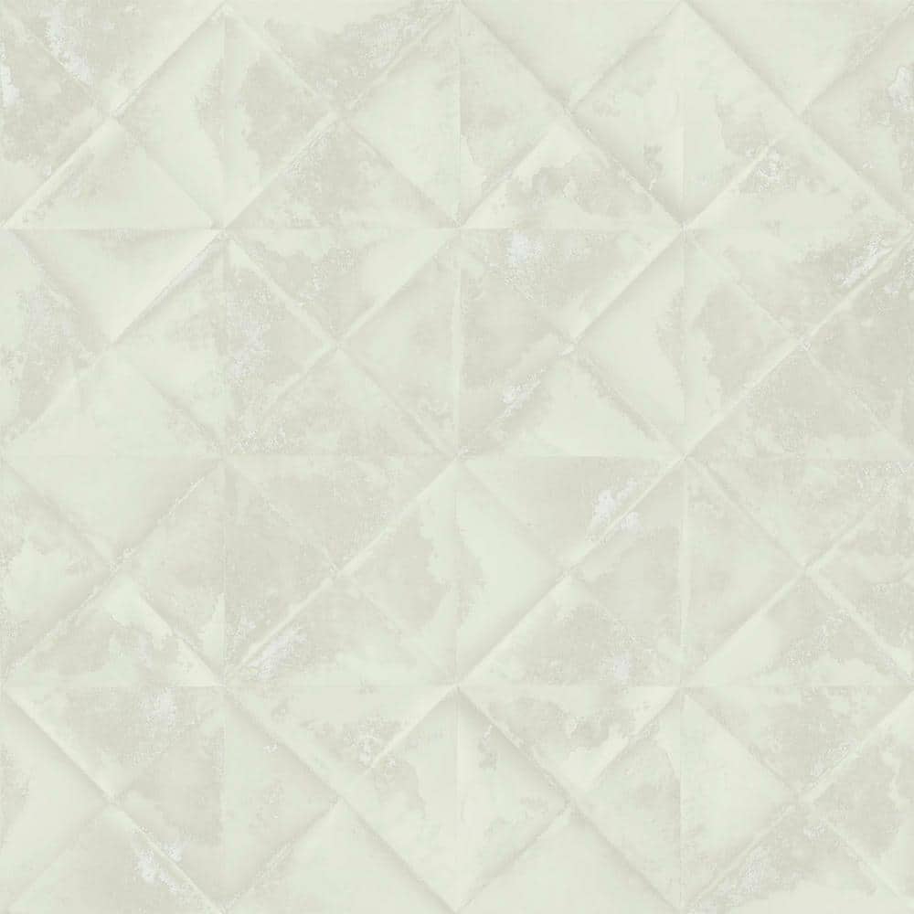 RoomMates 28.18 sq. ft. Reclaimed Tin Diamond Peel and Stick Wallpaper