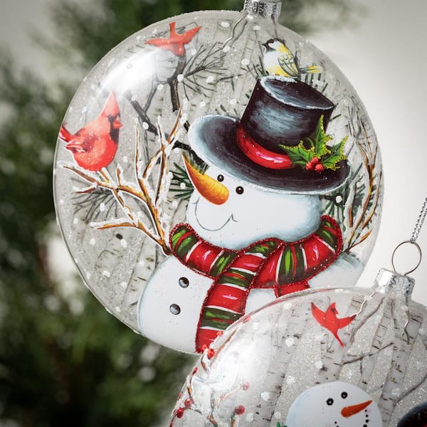 24+ Snowman Hand Painted Ornaments
