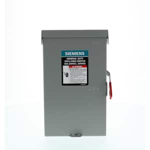 General Duty 60 Amp 3-Pole 4-Wire 240-Volt Fusible Indoor Safety Switch