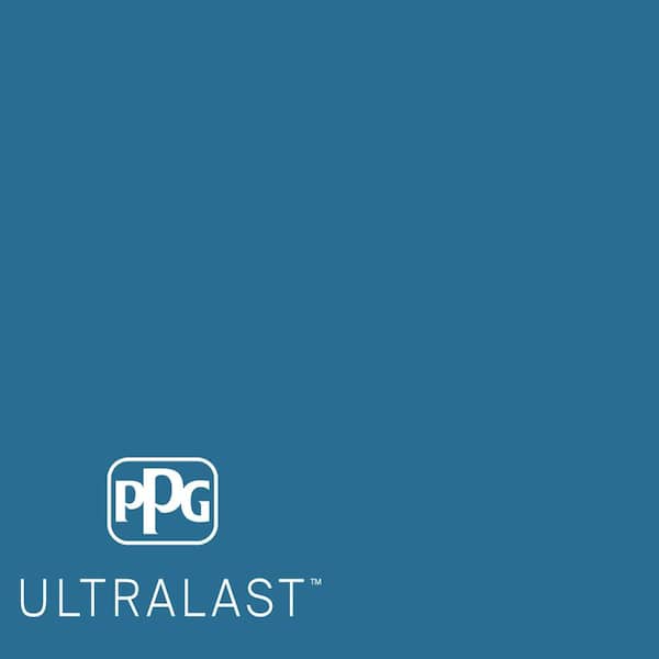 PPG UltraLast 5 gal. #PPG1158-6 Blue Oasis Eggshell Interior Paint and Primer