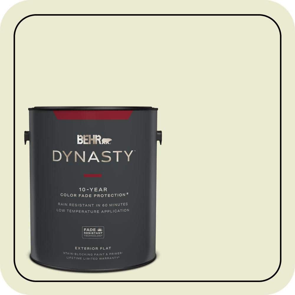 1 gal. #410E-2 Celery Ice Flat Exterior Stain-Blocking Paint & Primer price history on PriceWatchPro