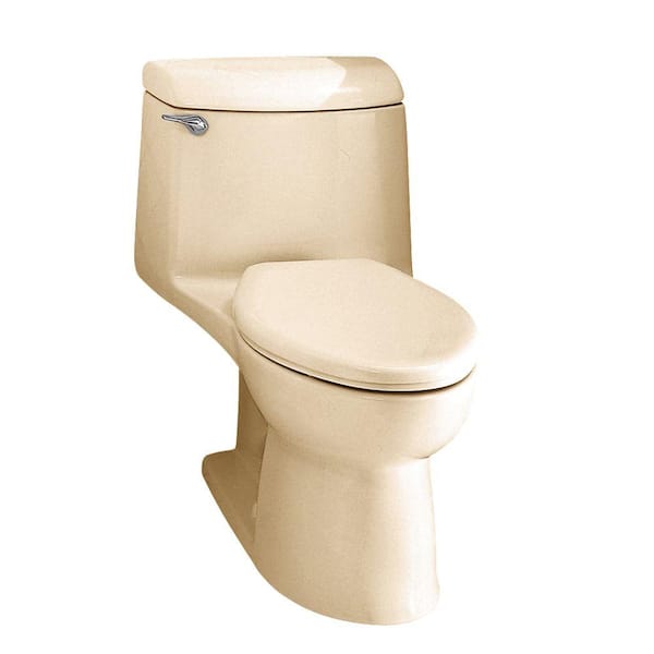 American Standard Champion 4 1-piece 1.6 GPF Single Flush Elongated Toilet in Bone