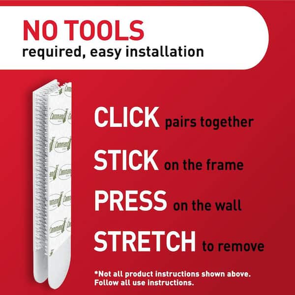Command Large And Medium Picture Hanging Strips Mega-Pack, 28-Pairs - View #3