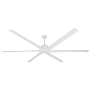 Titan II Wi-Fi 84 in. Indoor/Outdoor Pure White Smart Ceiling Fan with Remote Control