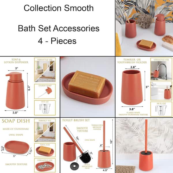 https://images.thdstatic.com/productImages/19eaba05-c522-45c7-83e0-09fd6f48e647/svn/terracotta-bathroom-accessory-sets-set4smooth125-c3_600.jpg