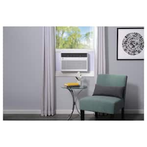 18,000 BTU 230/208V Window Air Conditioner Cools 1000 Sq. Ft. with SMART tech, ENERGY STAR & Remote in White