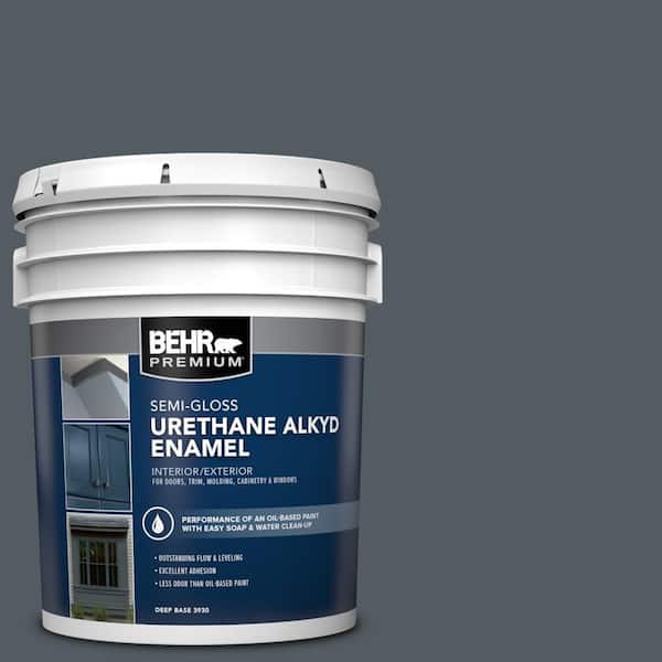 5 gal. #PPU25-21 City Rain Urethane Alkyd Semi-Gloss Enamel Interior/Exterior Paint