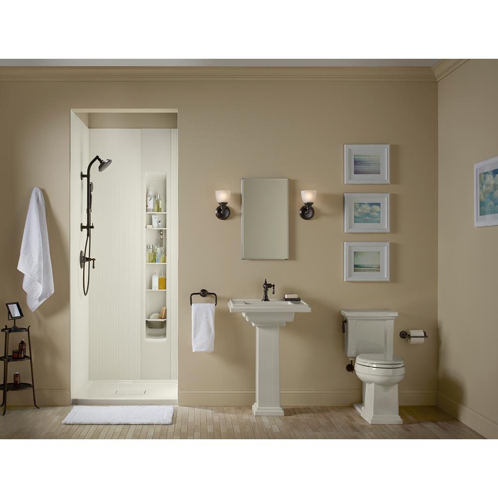 Devonshire Vintage Oil-Rubbed Bronze Bathroom Wall Sconce, 9.13" Height