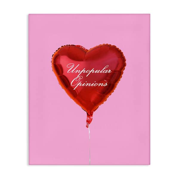 Stupell Industries Unpopular Opinions Balloon by House of Lulu Unframed Typography Graphic Art Print 48 in. x 36 in.