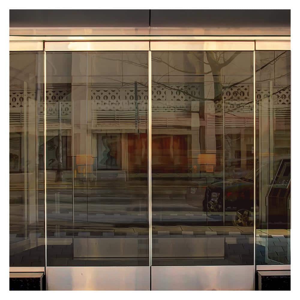 Mirrored Bronze Privacy Window Film 36" x 25 ft 
