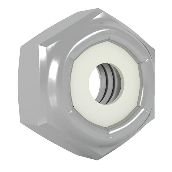 150-Piece 6-32 Stainless Steel Lock Nut Assortment Kit - 304 SS With Nylon Insert, Hex Lock Nuts