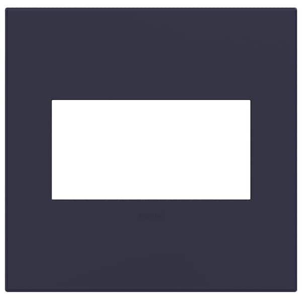 adorne 2 Gang Decorator/Rocker Wall Plate, Bleu Noir (1-Pack)