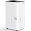 waykar 80 pt. 5,000 sq. ft. Energy Star Portable Dehumidifier with Bucket and Drain Hose for Bedroom, Basement in White HDCX-80A-CHWA