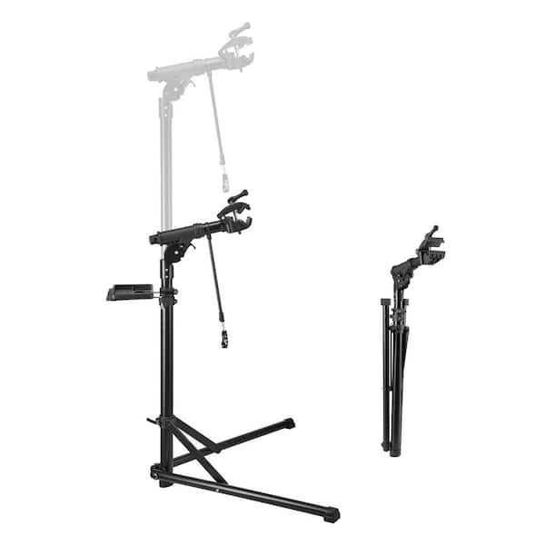 Bike Repair Stand, 85 lb. Heavy-duty Bicycle Work Stand with 40.7-64.1 in. Adjustable Height and Magnetic Tool Tray
