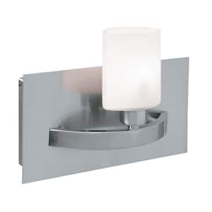Cosmos 1-Light Brushed Steel Wall Scounce