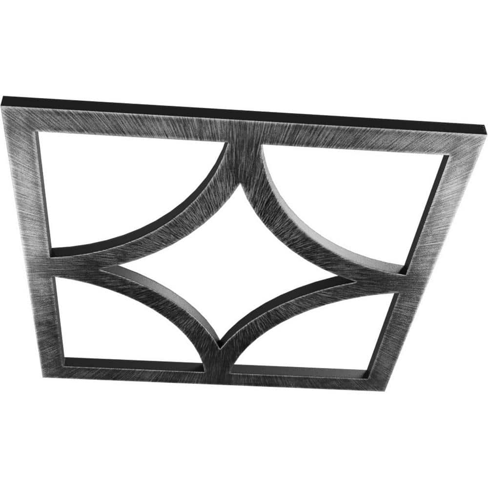 18" Antiqued Silver PVC Pierced Ceiling Medallion