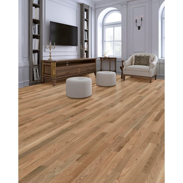 CENTURY FLOORING Natural Oak 3/4 in. W Thick x 3.25 in. Wide x Random Length Solid White Oak Hardwood Flooring (27.00 sq. ft./case)