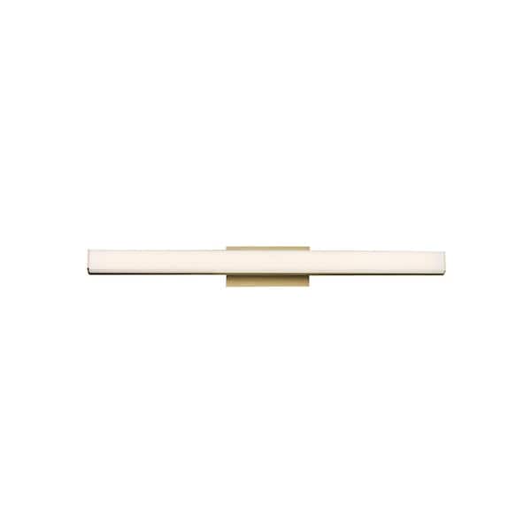 WAC Lighting Brink 24 in. 3000K Brushed Brass LED Vanity Light Bar and Wall Sconce