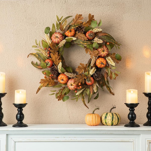 out           ❁ナチュラルを正月飾り❁バンブーラウンド❁ Make This Gorgeous Fall Wreath from a Bundt Pan in Minutes!