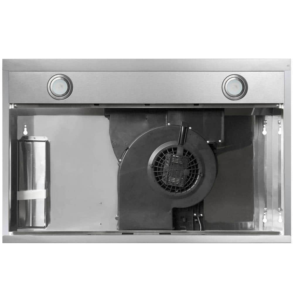 Cavaliere CAVALIERE 30" inch 200 CFM Ducted (Vented) Digital Under Cabinet Range Hood in Stainless Steel