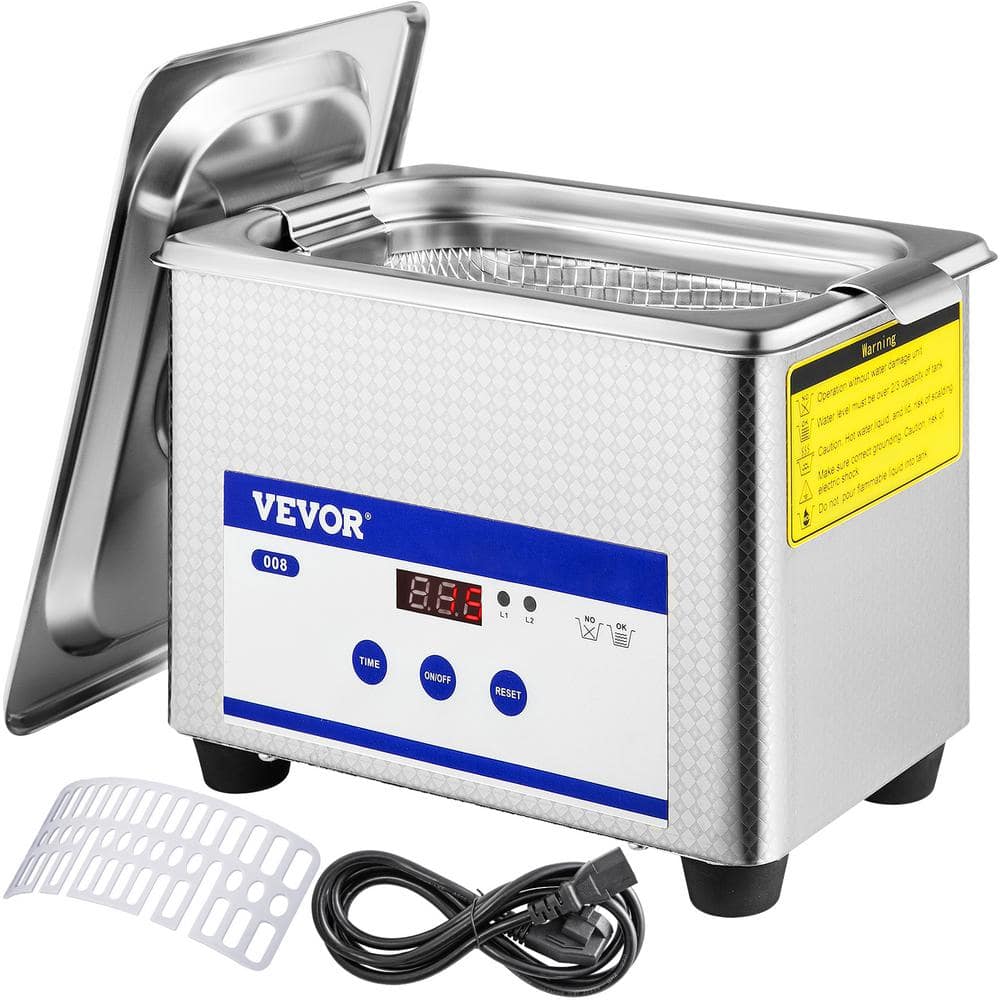 VEVOR Ultrasonic Machine 0.8L with Timer 40 KHZ Powerful