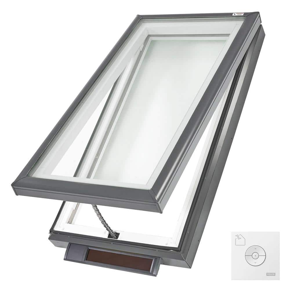 22-1/2 in. x 34-1/2 in. Solar Powered Fresh Air Venting Curb-Mount Skylight with Laminated Low-E3 Glass -  VELUX, VCS 2234 2004