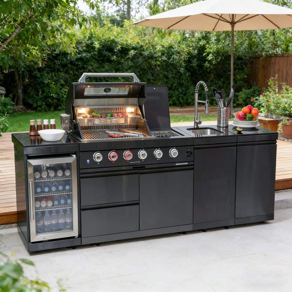 Daheat 46 in. 4-Burner 72000 BTU Propane Gas Grill Island Outdoor