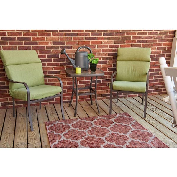 Outdoor Trellis Rust Red 4' 0 x 6' 0 Area Rug