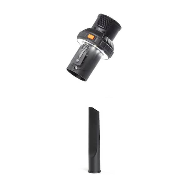 1-7/8 in. LED Lighted Passthrough Cuff and Crevice Tool Shop Vacuum Attachment Combo