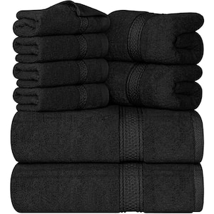 Aoibox 4-Piece Set Premium Quality Bath Towels for Bathroom, Quick Dry Soft  and Absorbent 100% Cotton, Grey SNPH002IN356 - The Home Depot