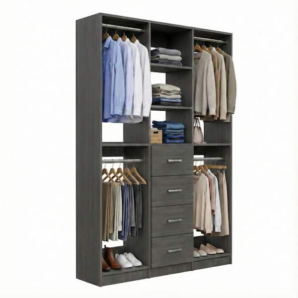 MODULAR CLOSETS Alto Collection 81 in. W White Wall Mounted 2