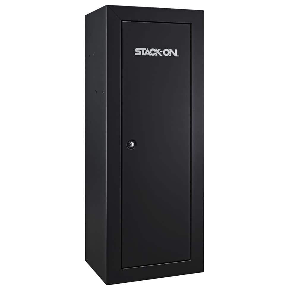 Black Steel 14-Gun Security Cabinet with Key Lock