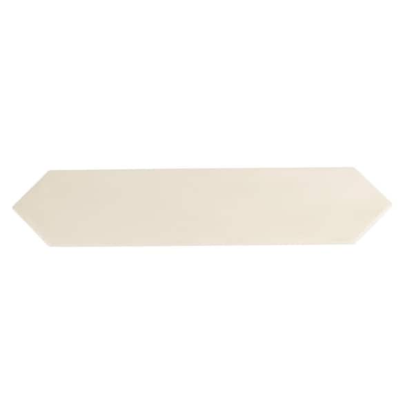 Apollo Tile Piquet Beige 2 in. x 10 in. Matte Ceramic Picket Wall and Floor Tile Sample (0.14 Sq. ft./case) (1-pack)