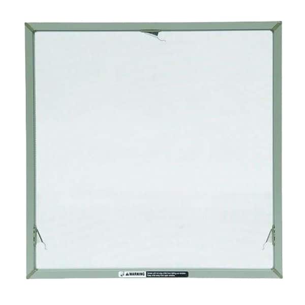 31-31/32 in. x 20-5/32 in. 400 Series Stone Aluminum Awning TruScene Window Screen