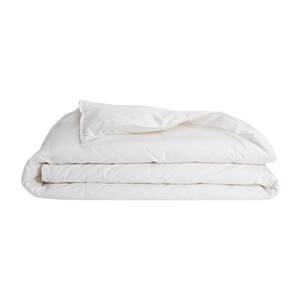 Light Warmth White 100% Organic Cotton Cover & Cotton Fill 400GSM Fill Weight and 300TC King Comforter