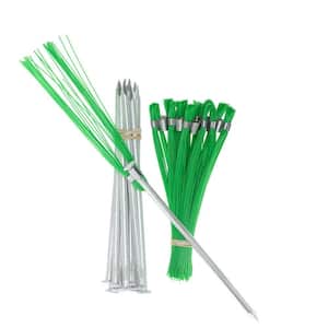 6 in. Green Ground Markers - Whiskers and Stakes (10-Pack)