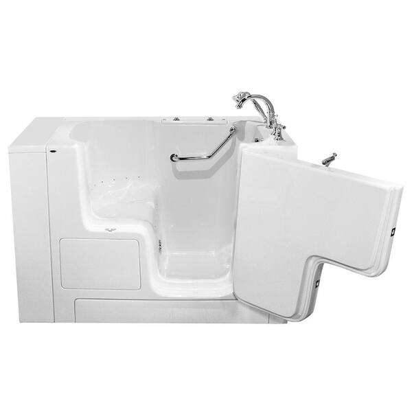 American Standard OOD Series 52 in. x 32 in. Walk-In Air Bath Tub with Right Outward Opening Door in White