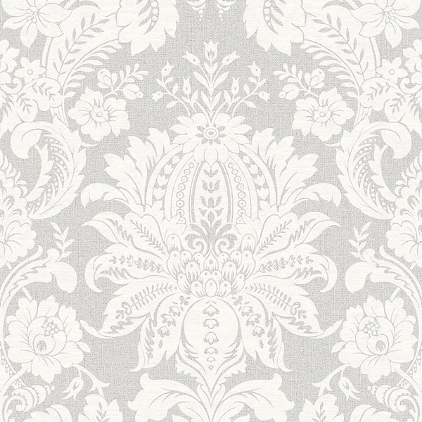 TRANSFORM Damask Neutral Removable Peel and Stick Wallpaper