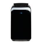 12,000 BTU Dual Hose Portable Air Conditioner with Dehumidifier and 3M SilverShield Filter in Black